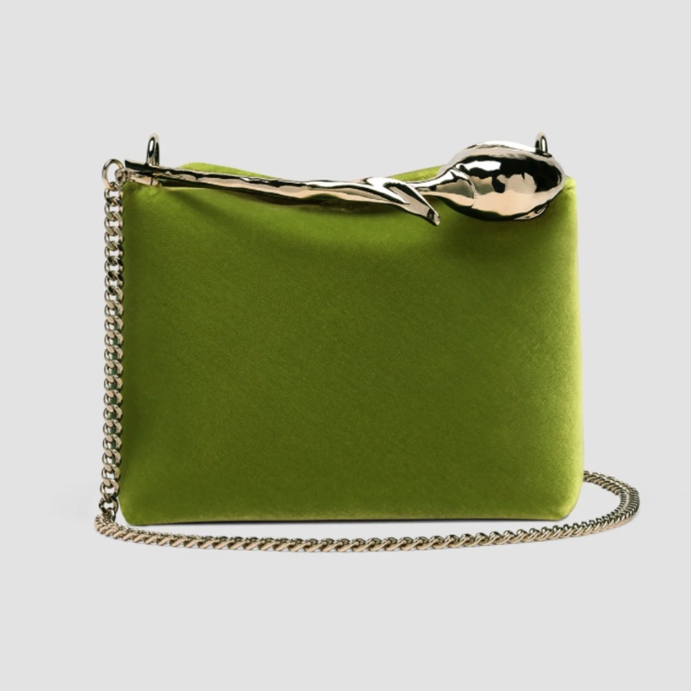 ERDEM 'Mini Bloom' Bag in Cactus Green - MSRP $1995 - NWT - SAVE $800